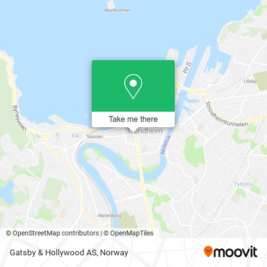 Gatsby & Hollywood AS map