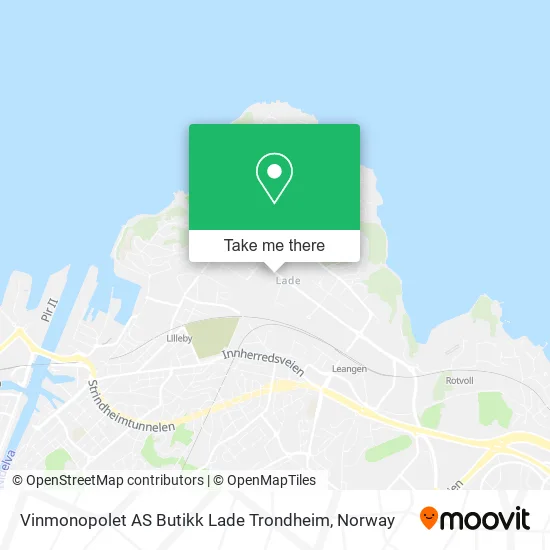 Vinmonopolet AS Butikk Lade Trondheim map