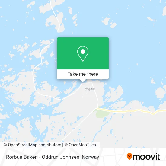 Rorbua Bakeri - Oddrun Johnsen map