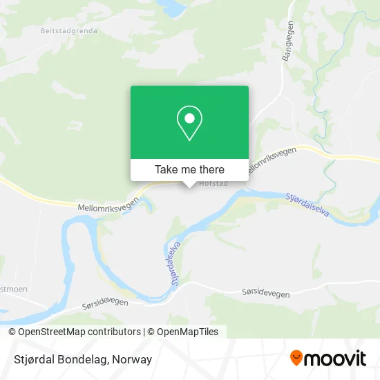 Stjørdal Bondelag map