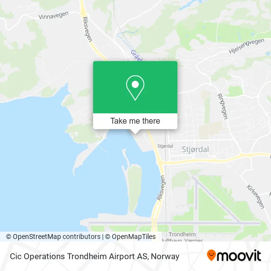 Cic Operations Trondheim Airport AS map