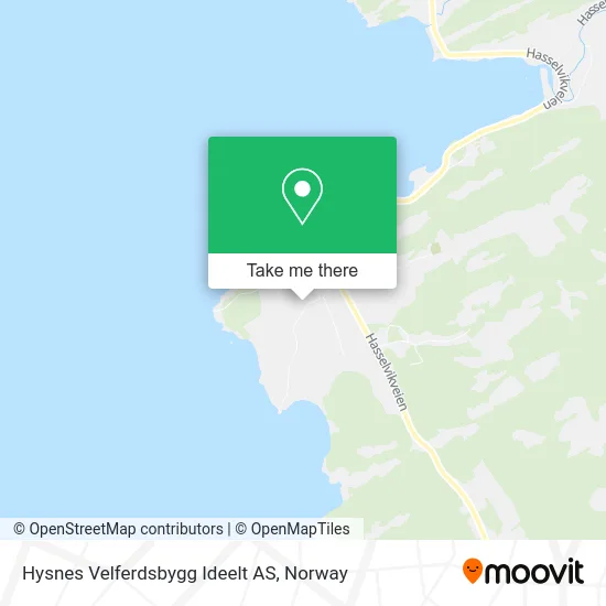 Hysnes Velferdsbygg Ideelt AS map