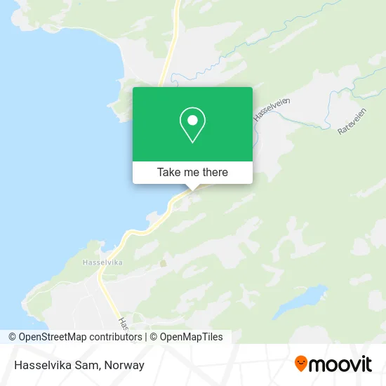 Hasselvika Sam map