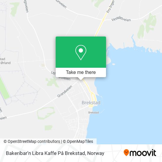 Bakeribar'n Libra Kaffe På Brekstad map