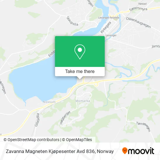 Zavanna Magneten Kjøpesenter Avd 836 map