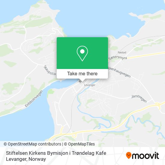Stiftelsen Kirkens Bymisjon i Trøndelag Kafe Levanger map