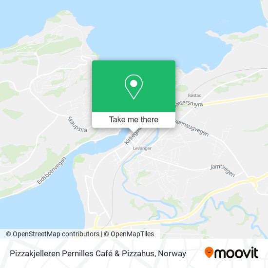 Pizzakjelleren Pernilles Café & Pizzahus map