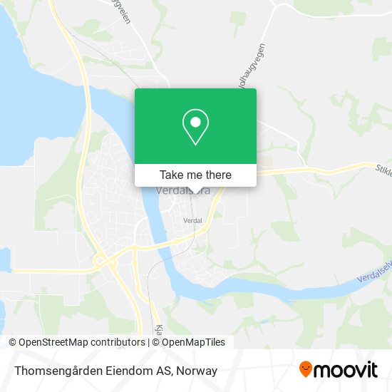 Thomsengården Eiendom AS map
