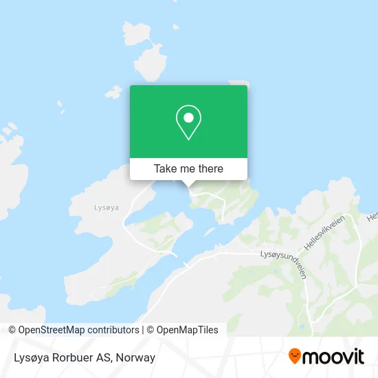 Lysøya Rorbuer AS map