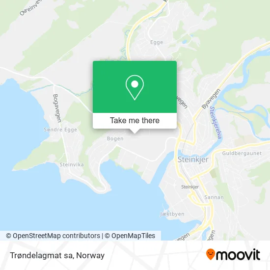 Trøndelagmat sa map