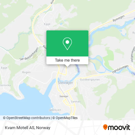 Kvam Motell AS map