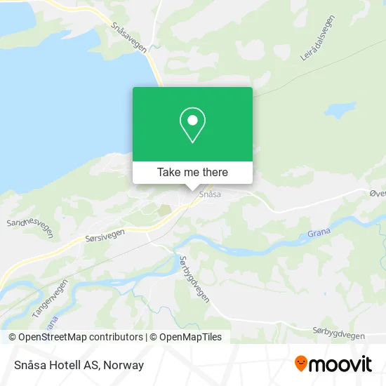 Snåsa Hotell AS map