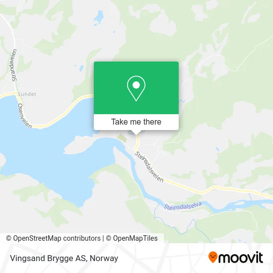 Vingsand Brygge AS map
