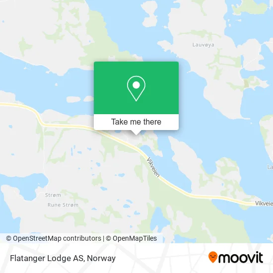 Flatanger Lodge AS map