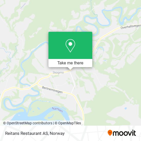 Reitans Restaurant AS map
