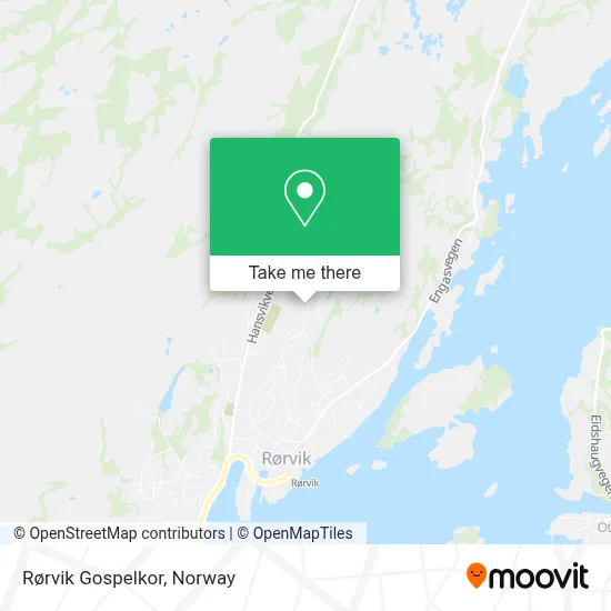 Rørvik Gospelkor map