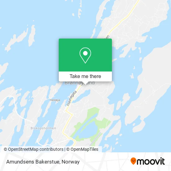 Amundsens Bakerstue map