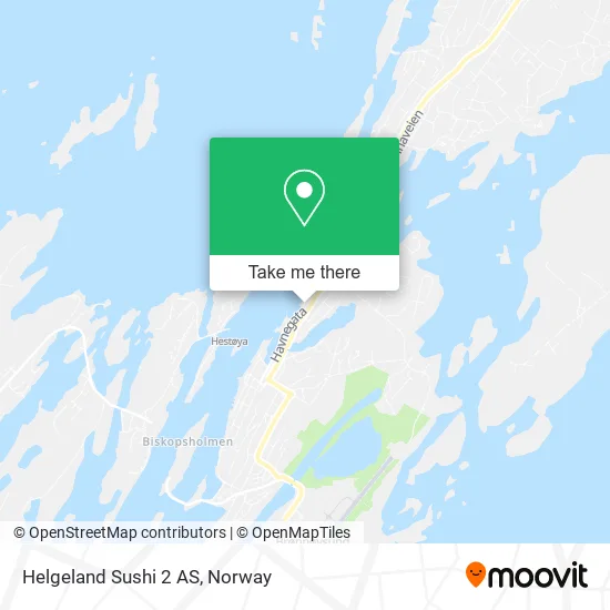 Helgeland Sushi 2 AS map