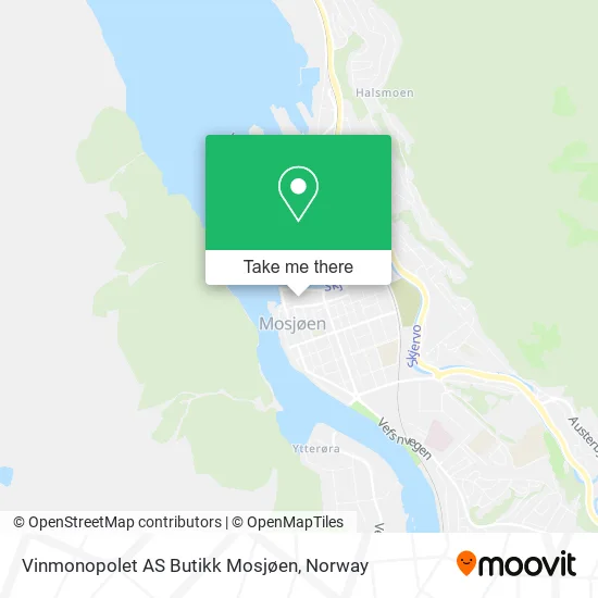Vinmonopolet AS Butikk Mosjøen map