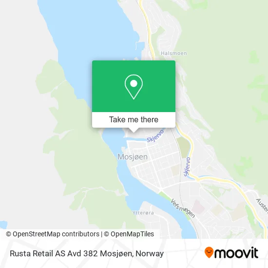 Rusta Retail AS Avd 382 Mosjøen map