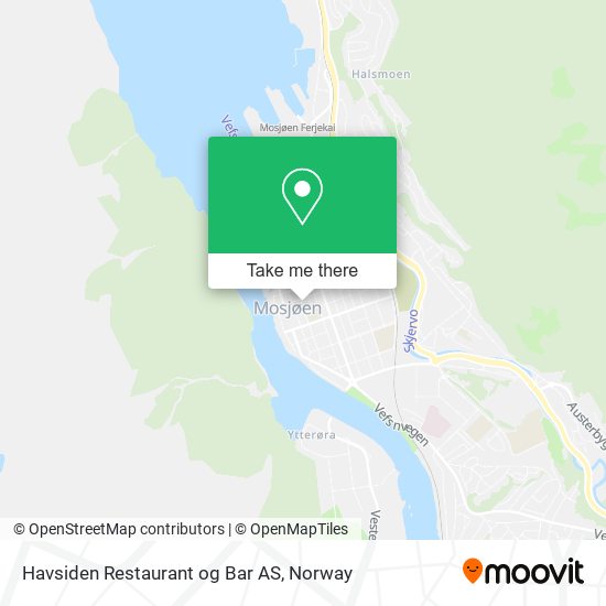 Havsiden Restaurant og Bar AS map