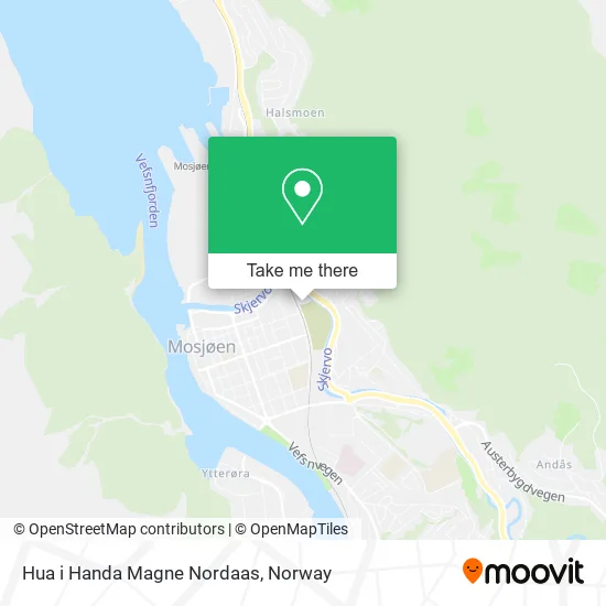 Hua i Handa Magne Nordaas map