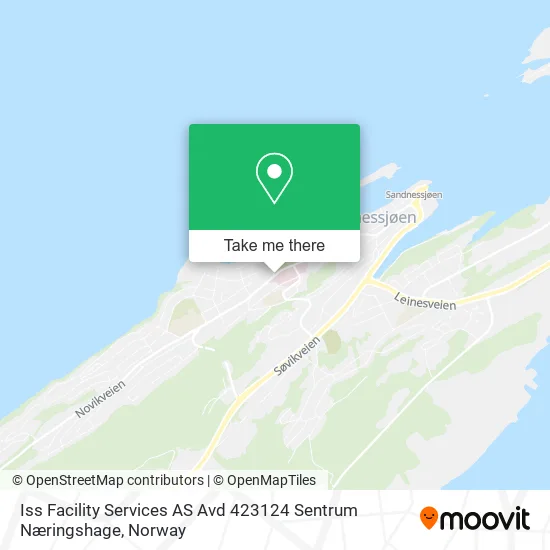 Iss Facility Services AS Avd 423124 Sentrum Næringshage map