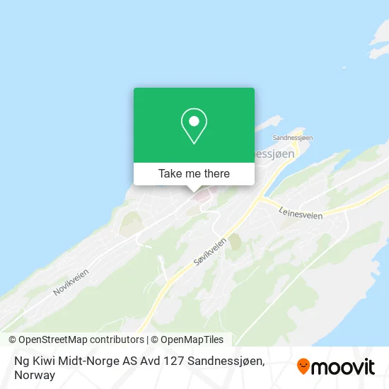 Ng Kiwi Midt-Norge AS Avd 127 Sandnessjøen map