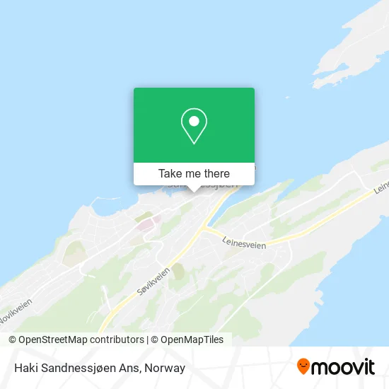 Haki Sandnessjøen Ans map