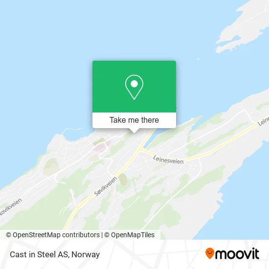 Cast in Steel AS map