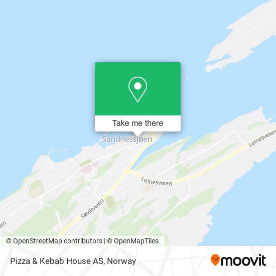 Pizza & Kebab House AS map