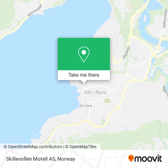 Skillevollen Motell AS map