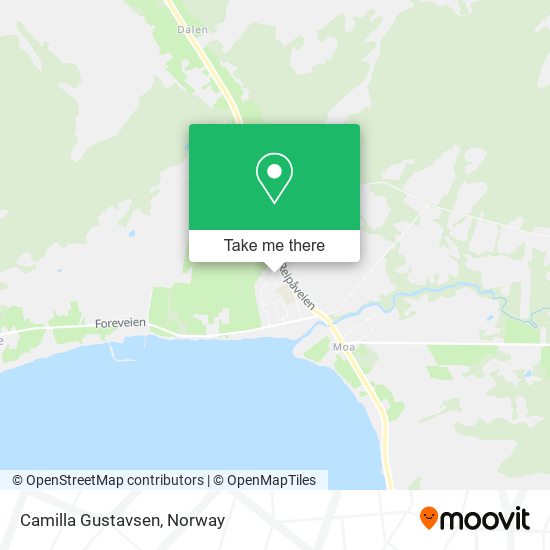 Camilla Gustavsen map