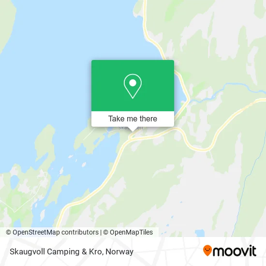 Skaugvoll Camping & Kro map