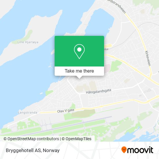 Bryggehotell AS map