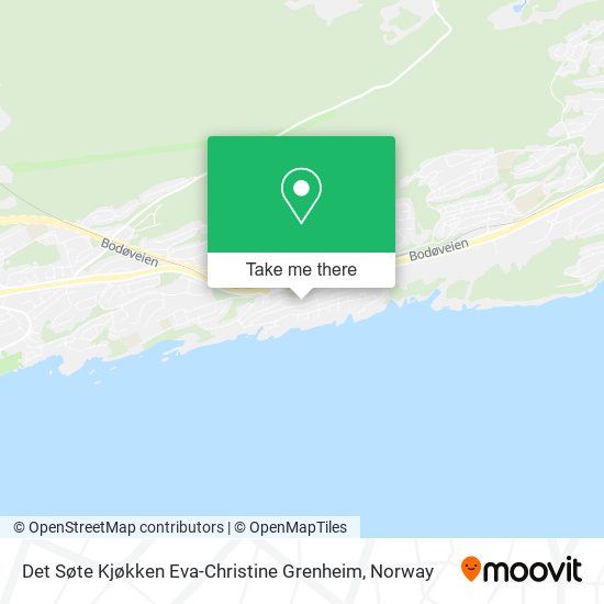 Det Søte Kjøkken Eva-Christine Grenheim map