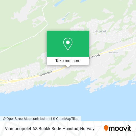 Vinmonopolet AS Butikk Bodø Hunstad map