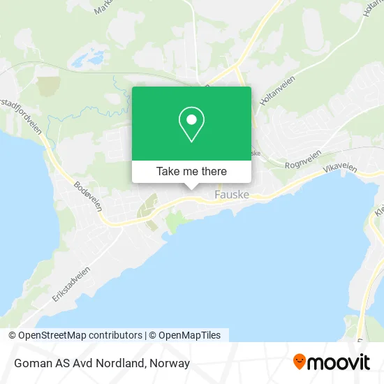 Goman AS Avd Nordland map