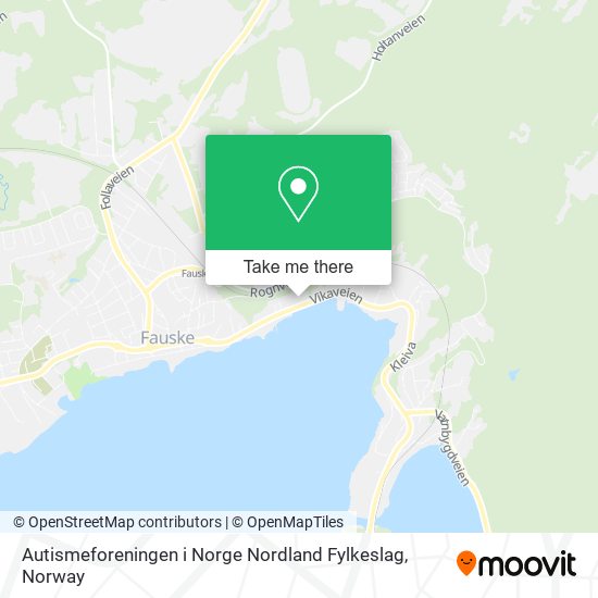 Autismeforeningen i Norge Nordland Fylkeslag map