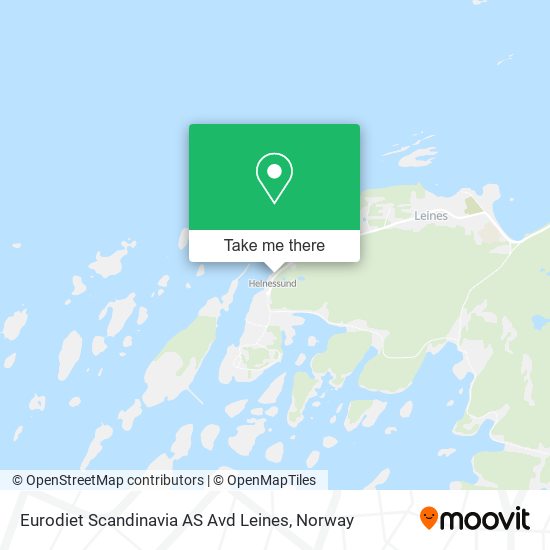 Eurodiet Scandinavia AS Avd Leines map