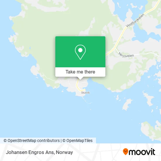 Johansen Engros Ans map