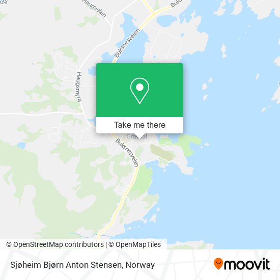 Sjøheim Bjørn Anton Stensen map