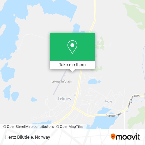 Hertz Bilutleie map