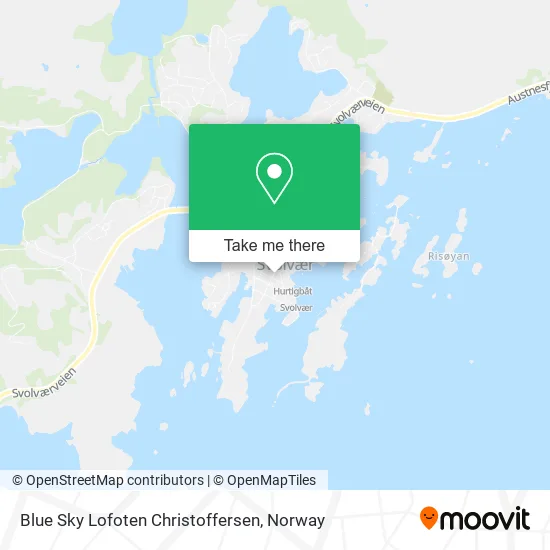 Blue Sky Lofoten Christoffersen map