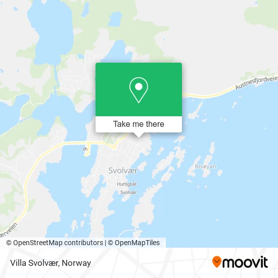 Villa Svolvær map