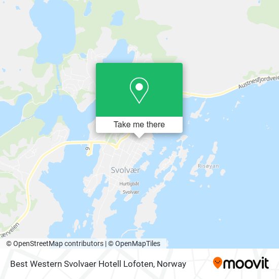 Best Western Svolvaer Hotell Lofoten map