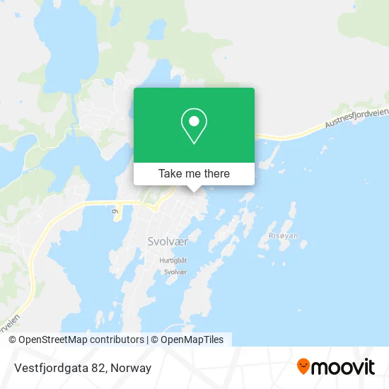 Vestfjordgata 82 map