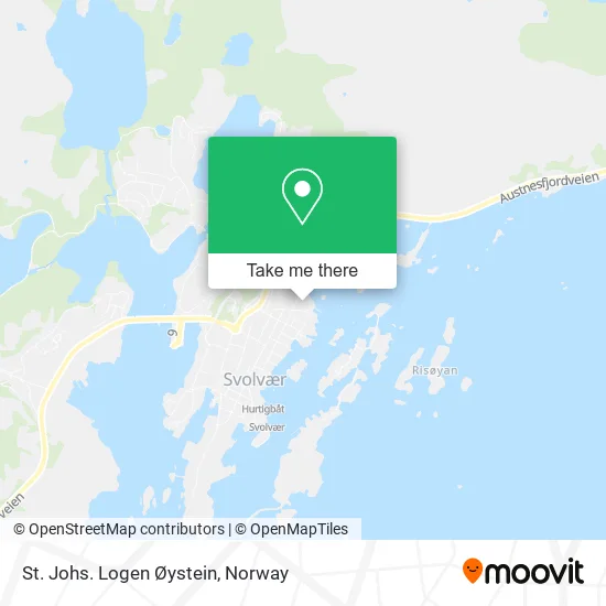 St. Johs. Logen Øystein map