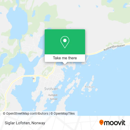 Siglar Lofoten map