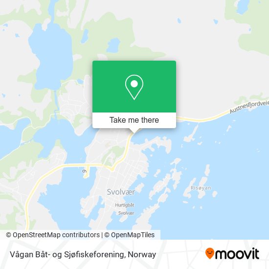 Vågan Båt- og Sjøfiskeforening map